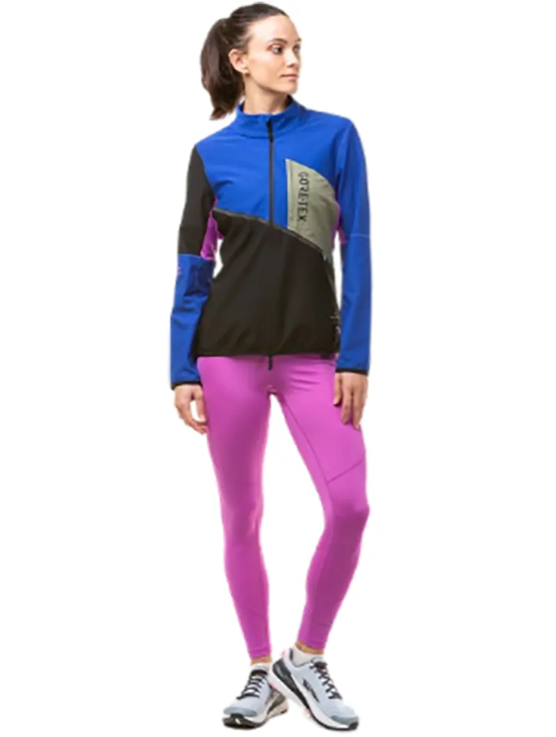 Ronhill Women's Tech Gore-Tex Windstopper Jacket Black/Cobalt-5